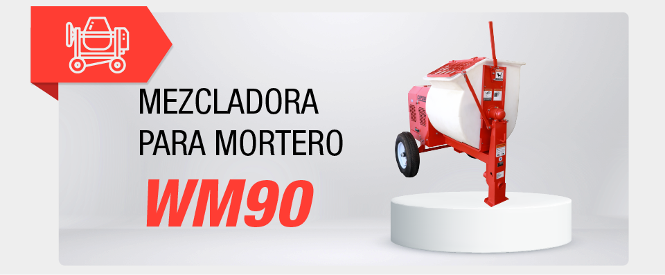 Mezcladora para mortero WM90PH8N y WM90SH8N - 2025 CON-005
