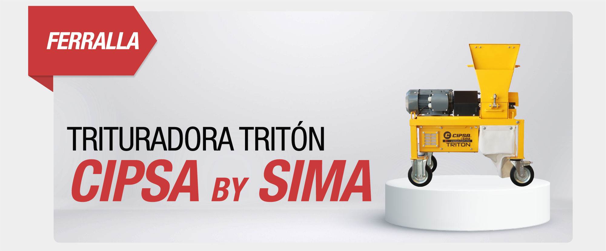 Trituradora TRITÓN CIPSA by SIMA - 2025 FER-004