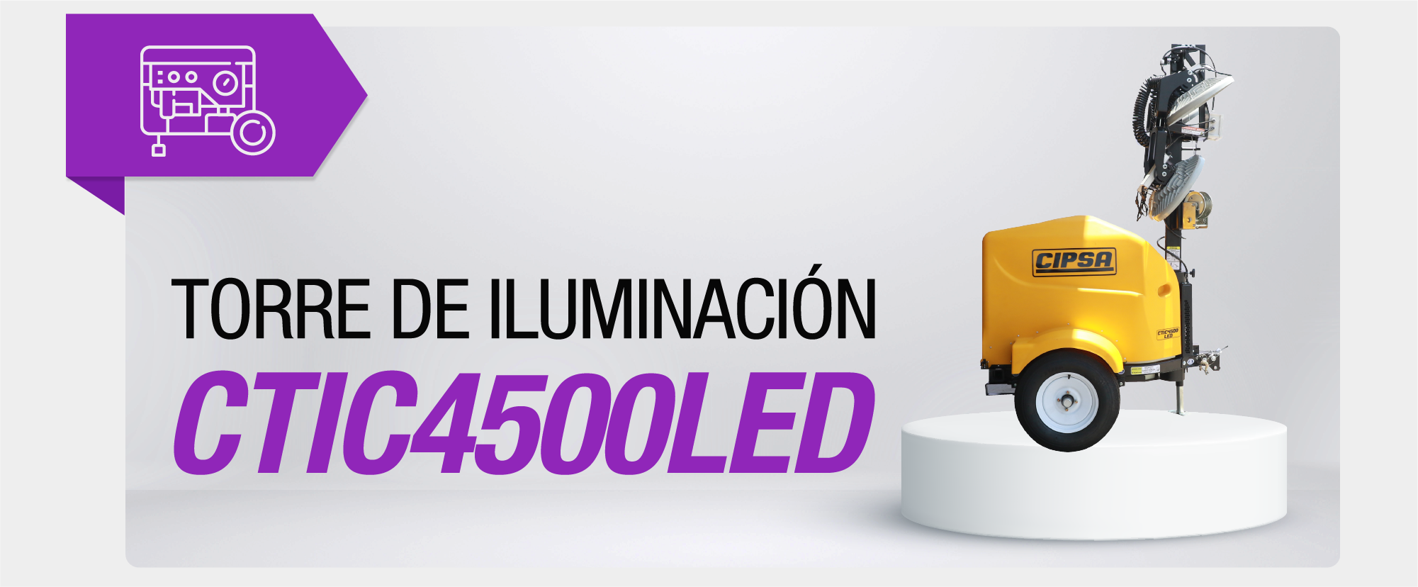 Torre de iluminación CTIC4500LED - 2026 GEN-002